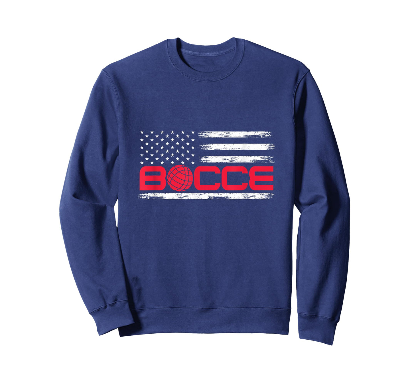 Bocce Ball American USA Flag Bocci Player 4th July Women Girls Kids Men T-Shirt