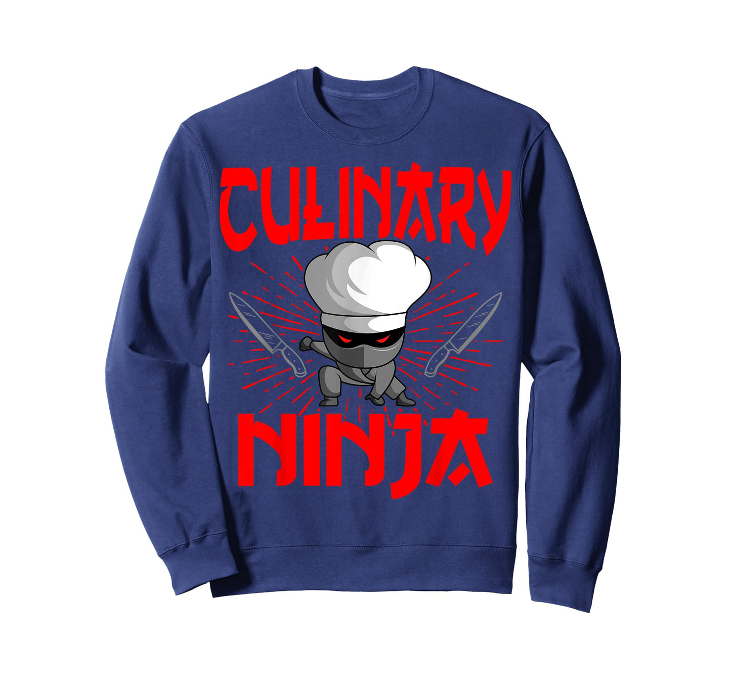 Chef Ninja Cook Kitchen Knife Hat Culinary Sous-Chef Cuisine T-Shirt
