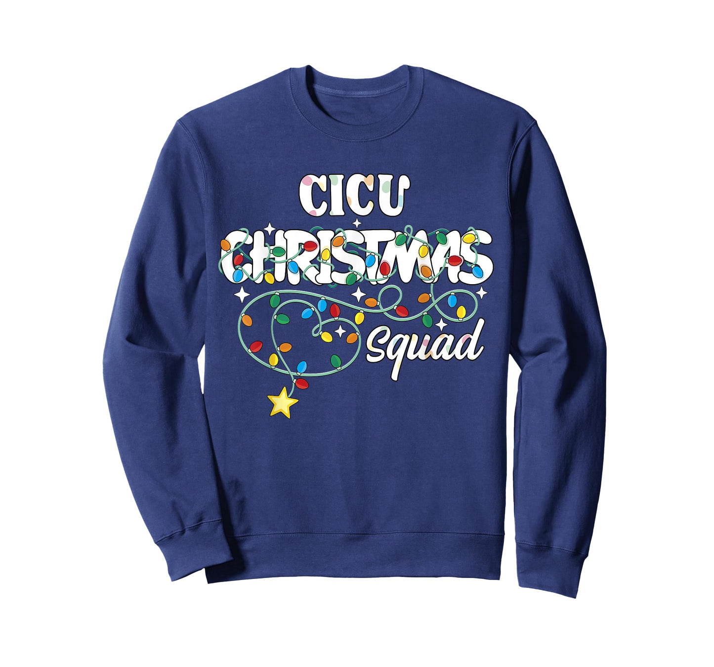 CICU Christmas Squad CNA NP Cardiac ICU Nurse Techs T-Shirt