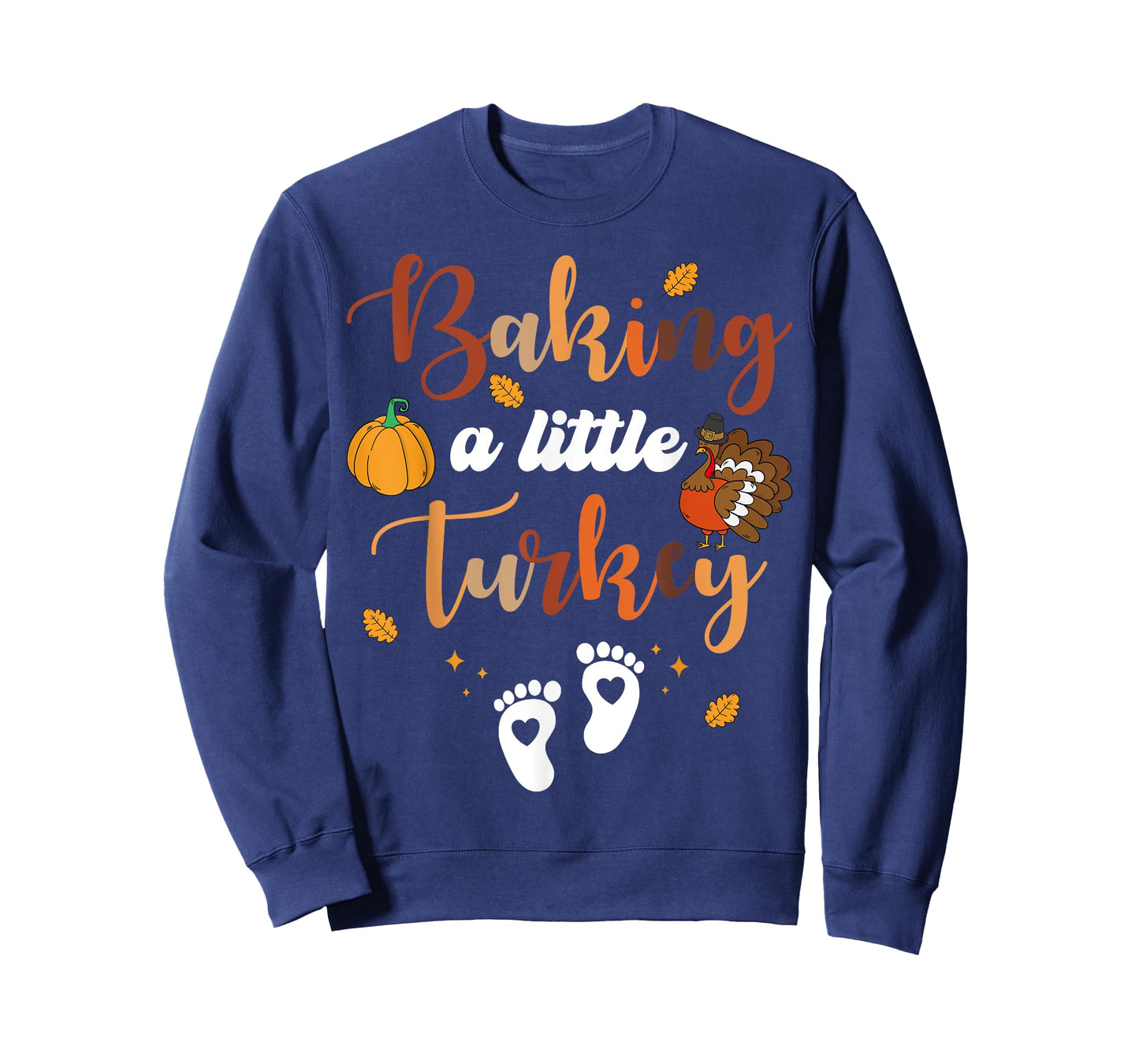 Baking A Little Turkey Thanksgiving Pregnancy Announcement T-Shirt