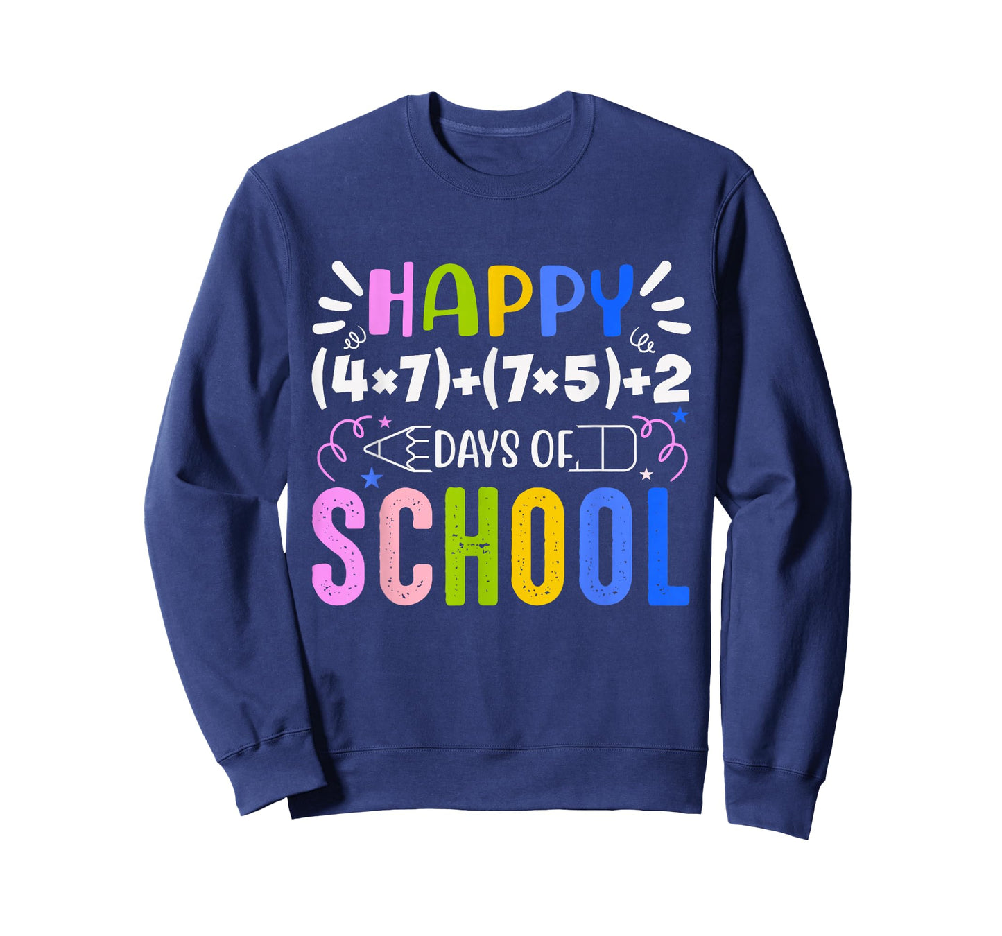 Happy 100th Day of School Teacher Student Boys Girls Math T-Shirt