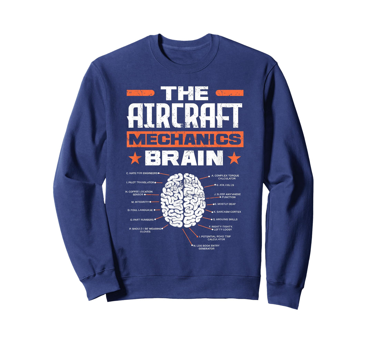 Aircraft Mechanics Brain Aviation Funny Aircraft Mechanic T-Shirt