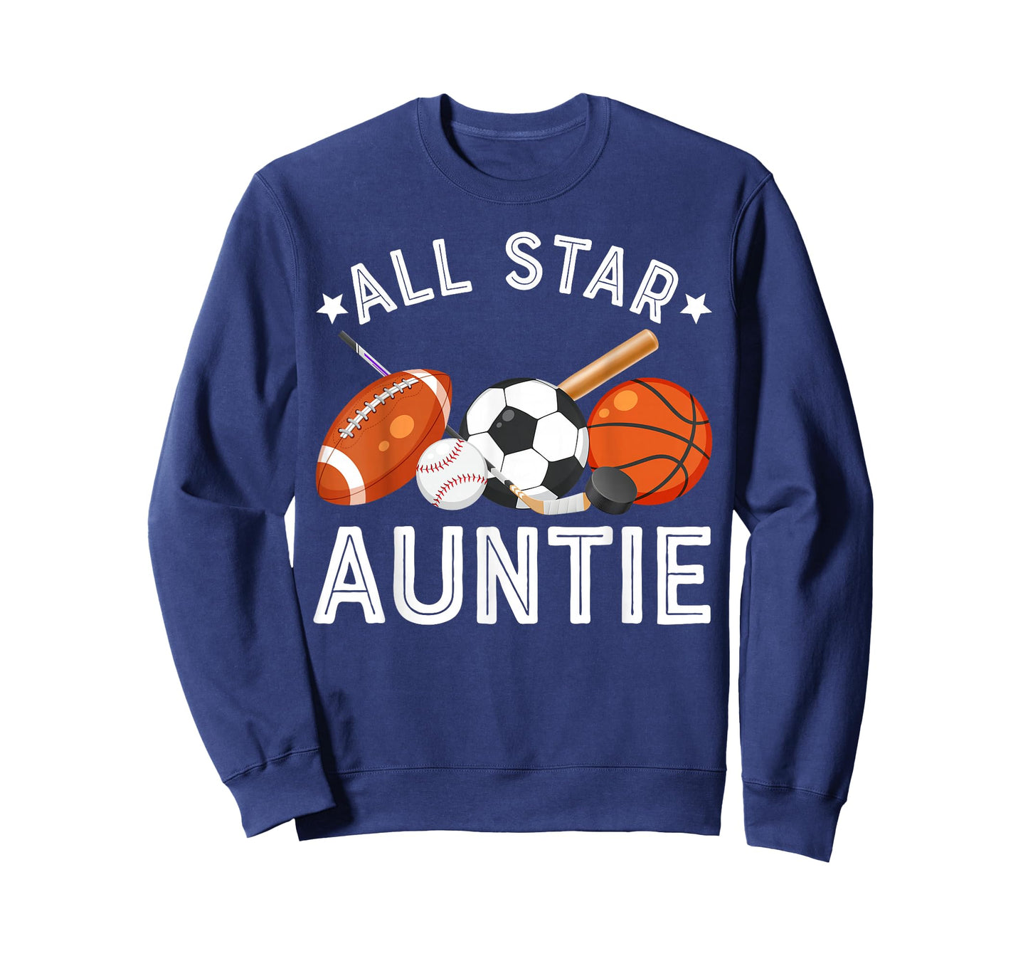 All Star Auntie Of The Birthday Boy Basketball Soccer Sport T-Shirt