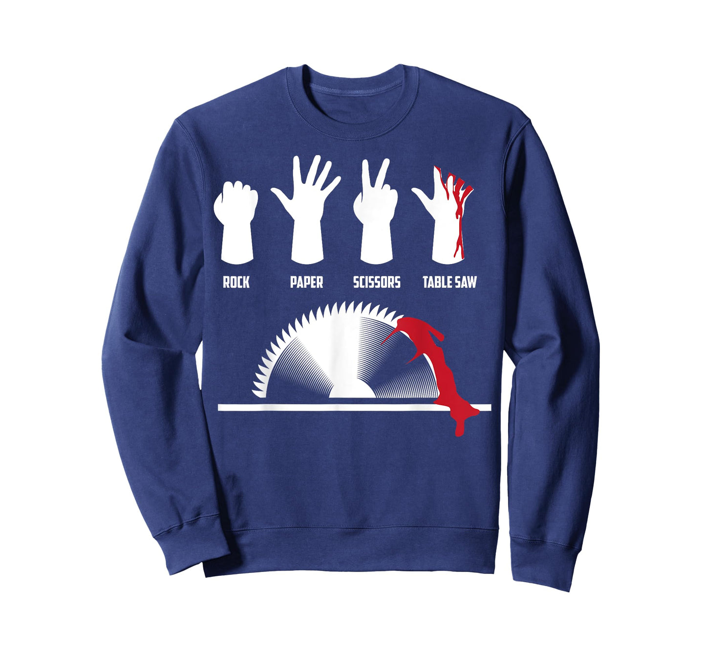 Cool Rock Paper Scissors Table Saw Gift Carpenters T-Shirt T-Shirt