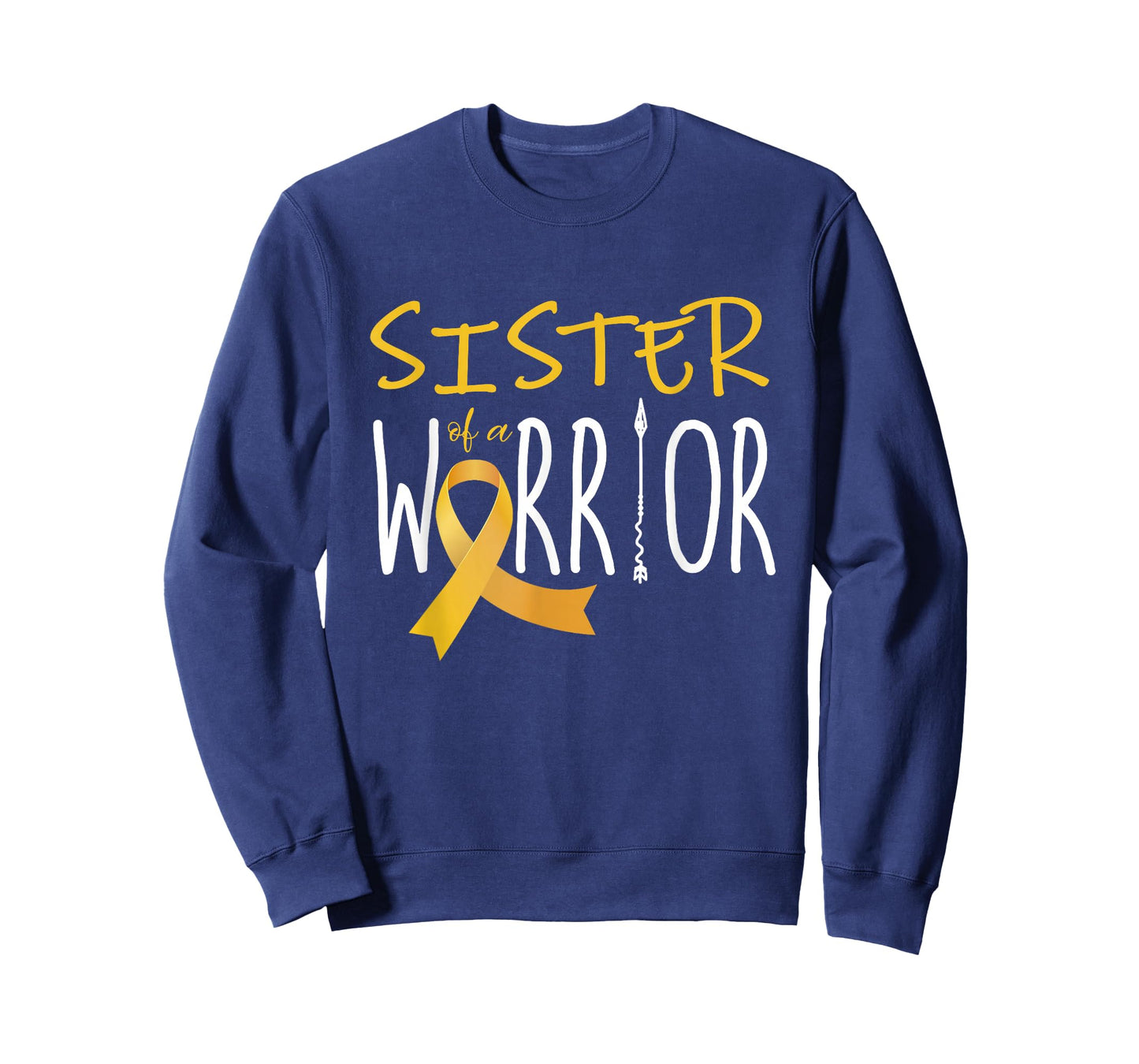 Childhood cancer awareness Sister of a warrior T-Shirt