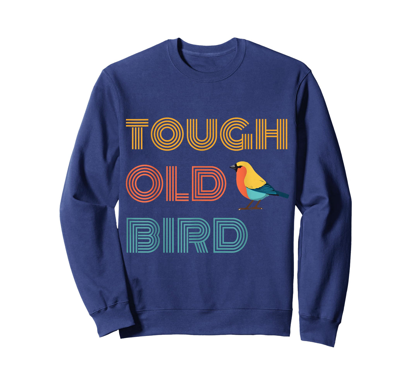 Vintage Tough Old Bird with Retro Style Finch T-Shirt