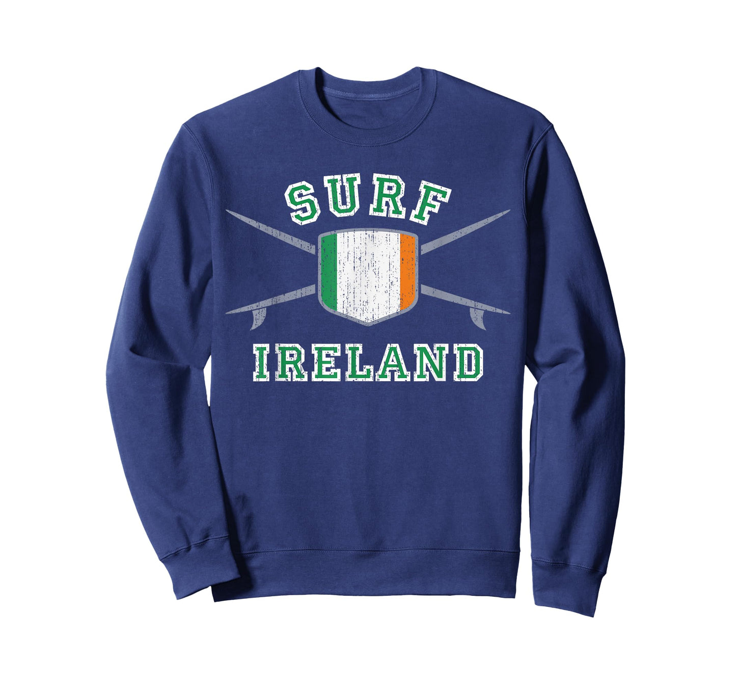 SURF IRELAND T-shirt | Retro Irish Flag Beach Surfing Tee T-Shirt