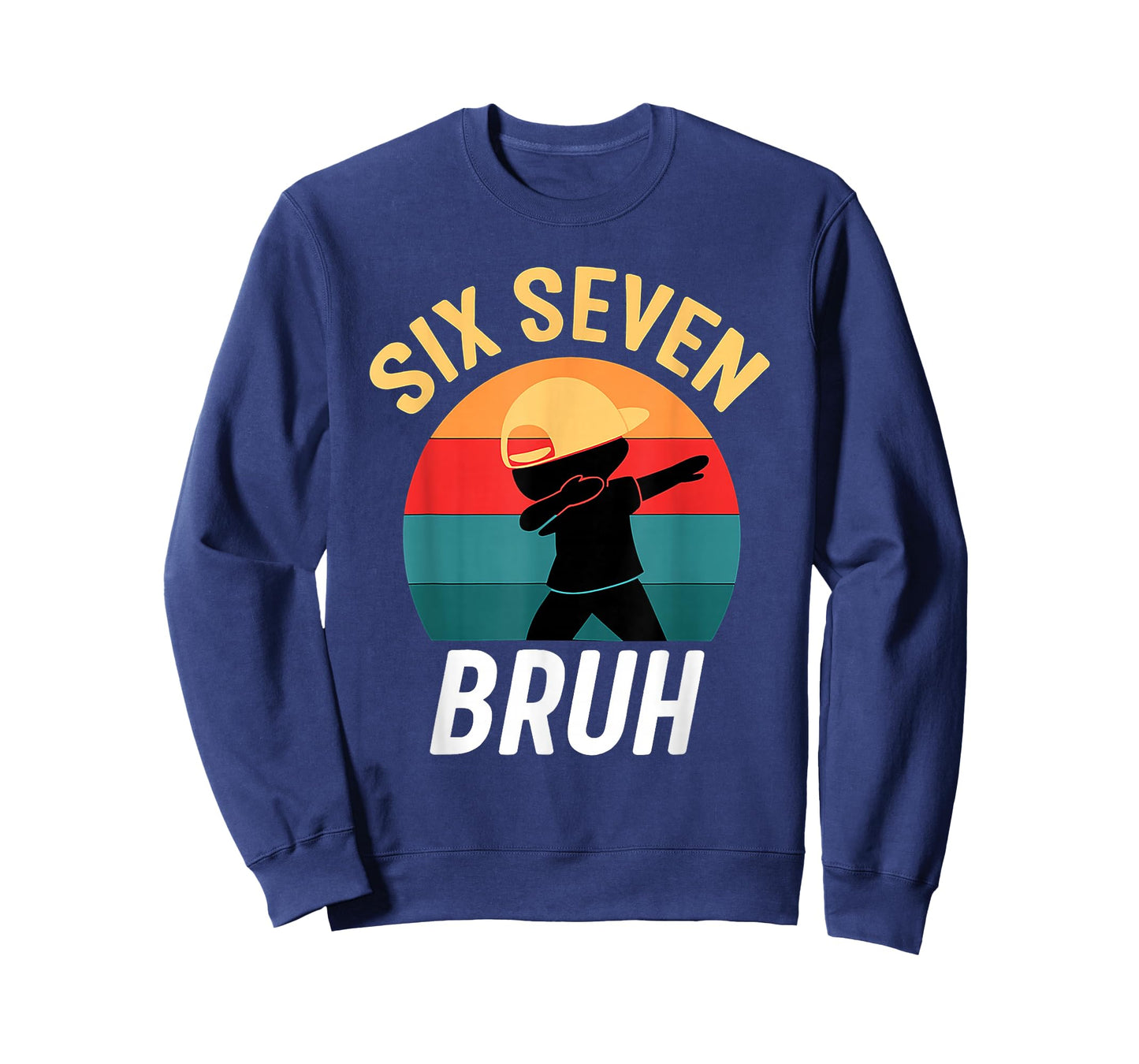 67 Meme Six Seven Bruh 6 7 Funny Kids Boys Dabbing Birthday T-Shirt