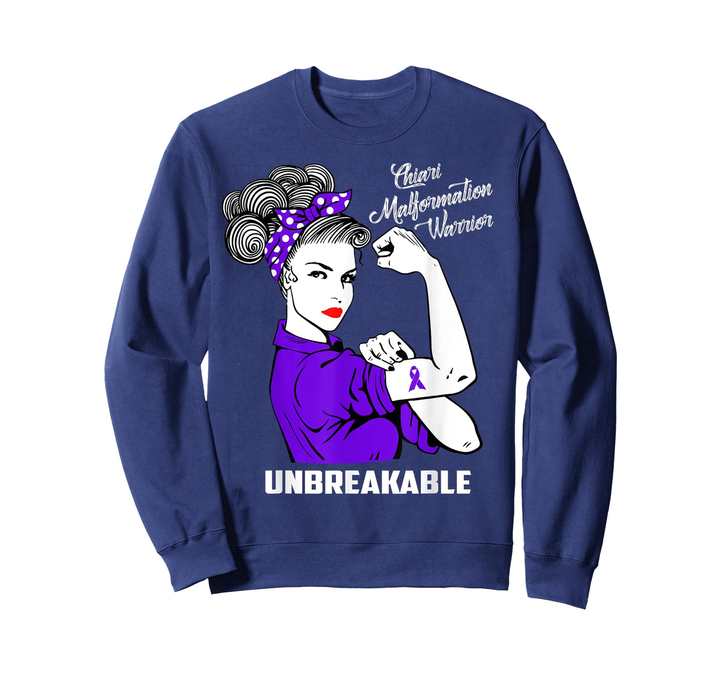 Chiari Malformation Warrior Unbreakable Shirt Awareness Gift T-Shirt