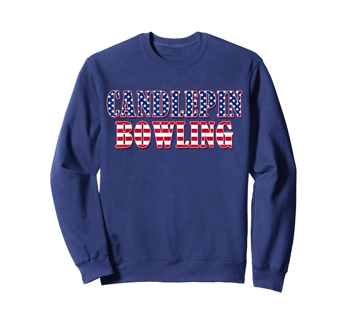 Candlepin Bowling American Flag - Candlepin Bowling T-Shirt