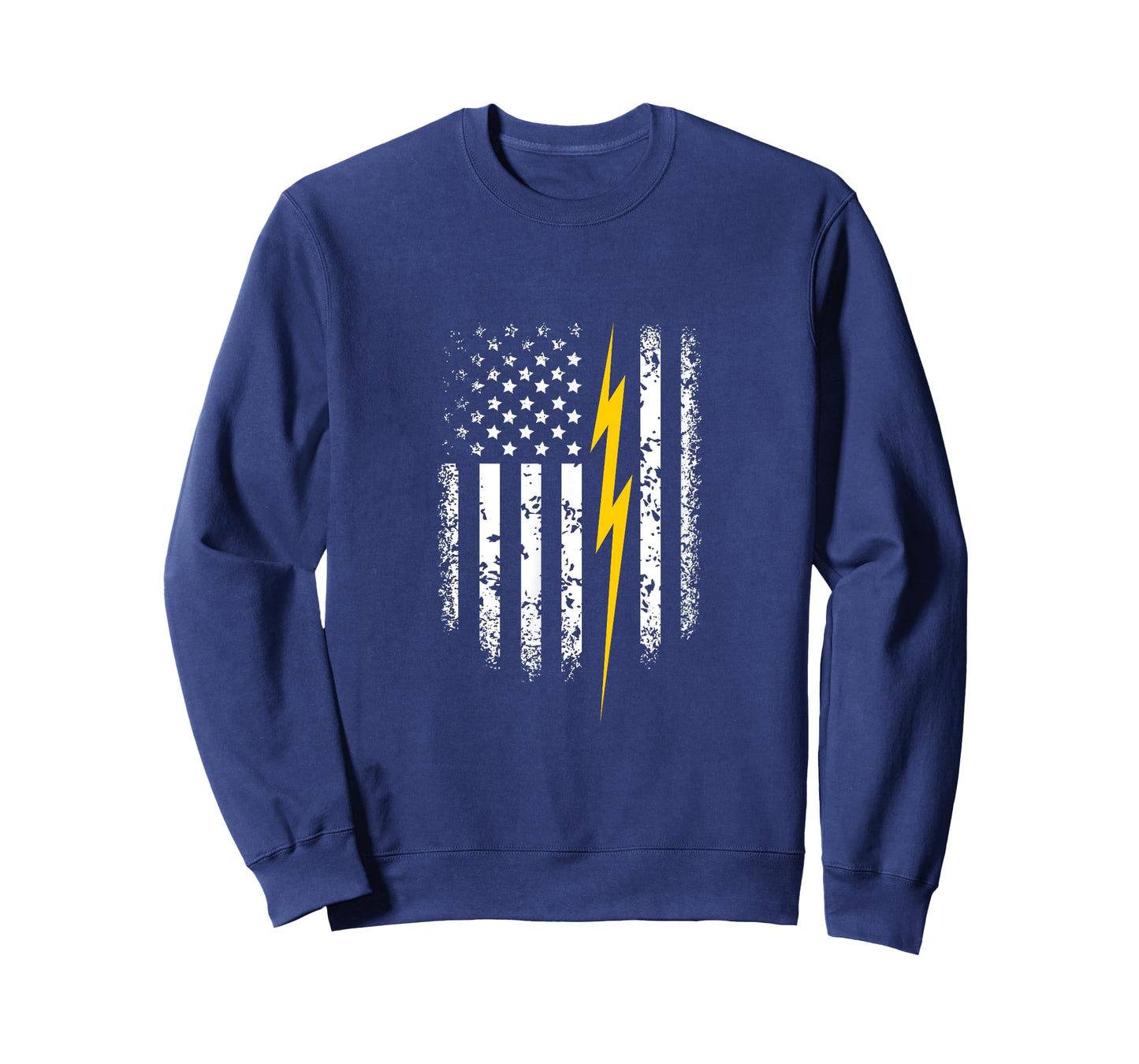 American Flag Patriotic Electrician Electrical Wiring Women Men T-Shirt