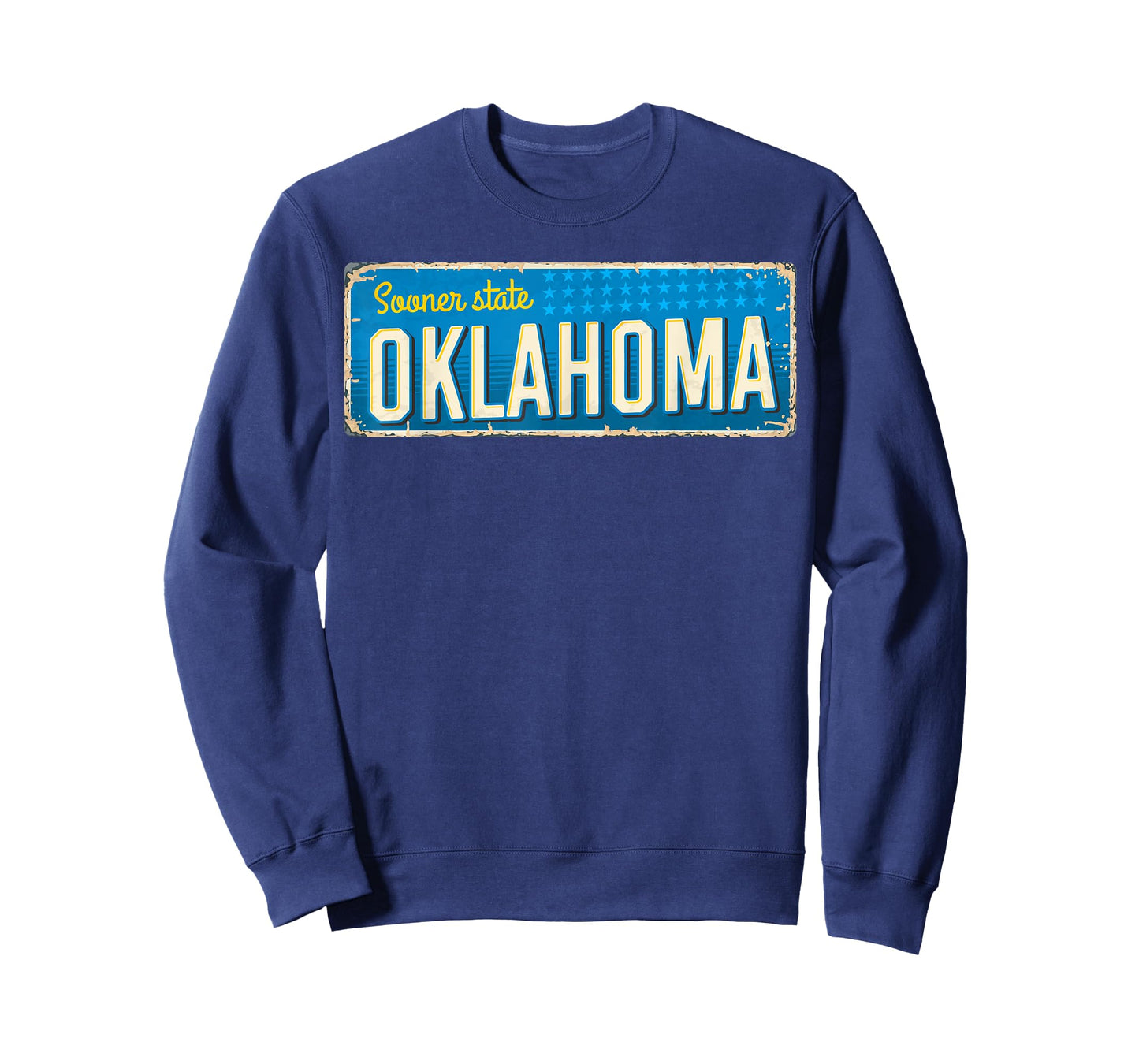 Vintage Oklahoma USA American License Plate T-Shirt
