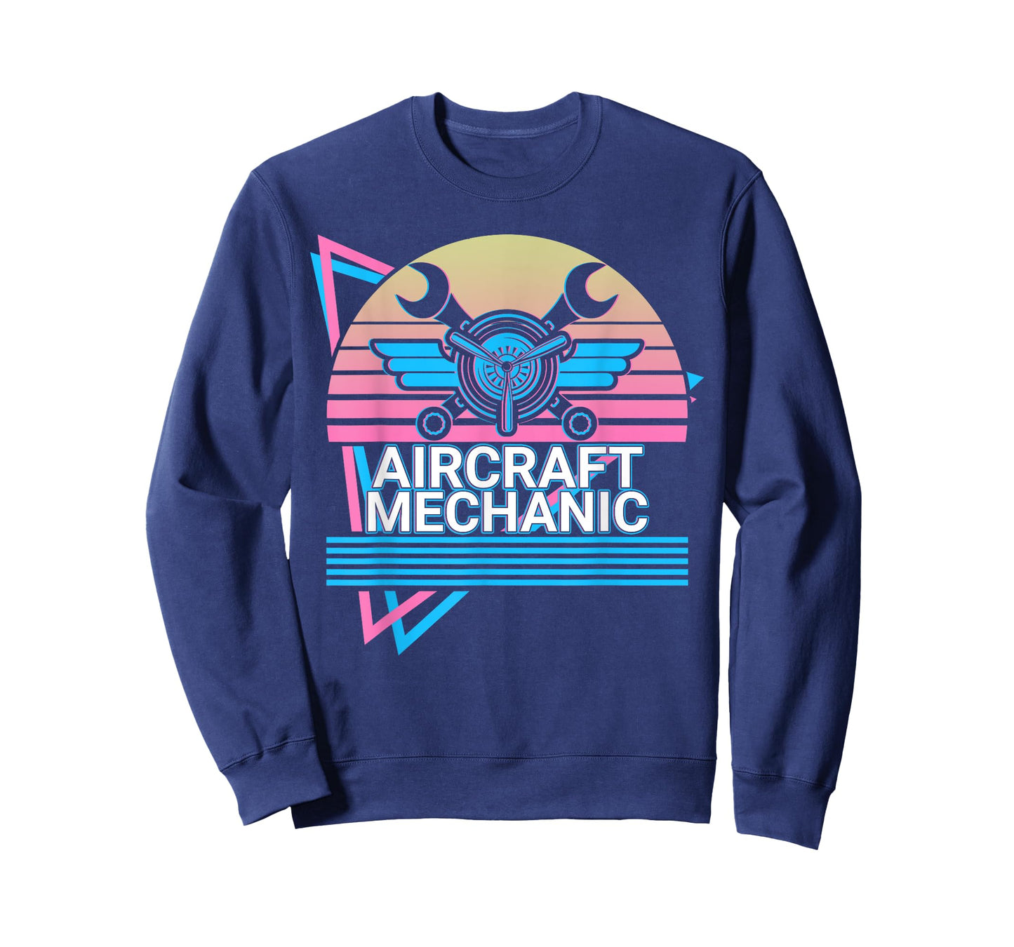 Aircraft Mechanic Aviation Retro T-Shirt