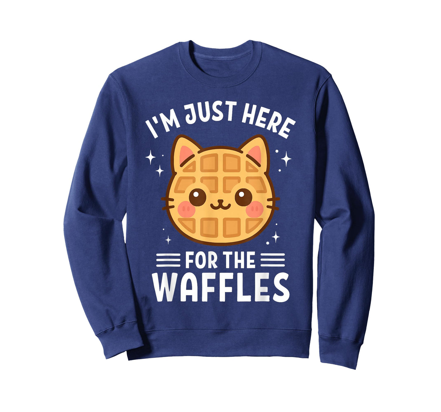 Waffle Cat Lover, I'm Just Here for The Waffles T-Shirt