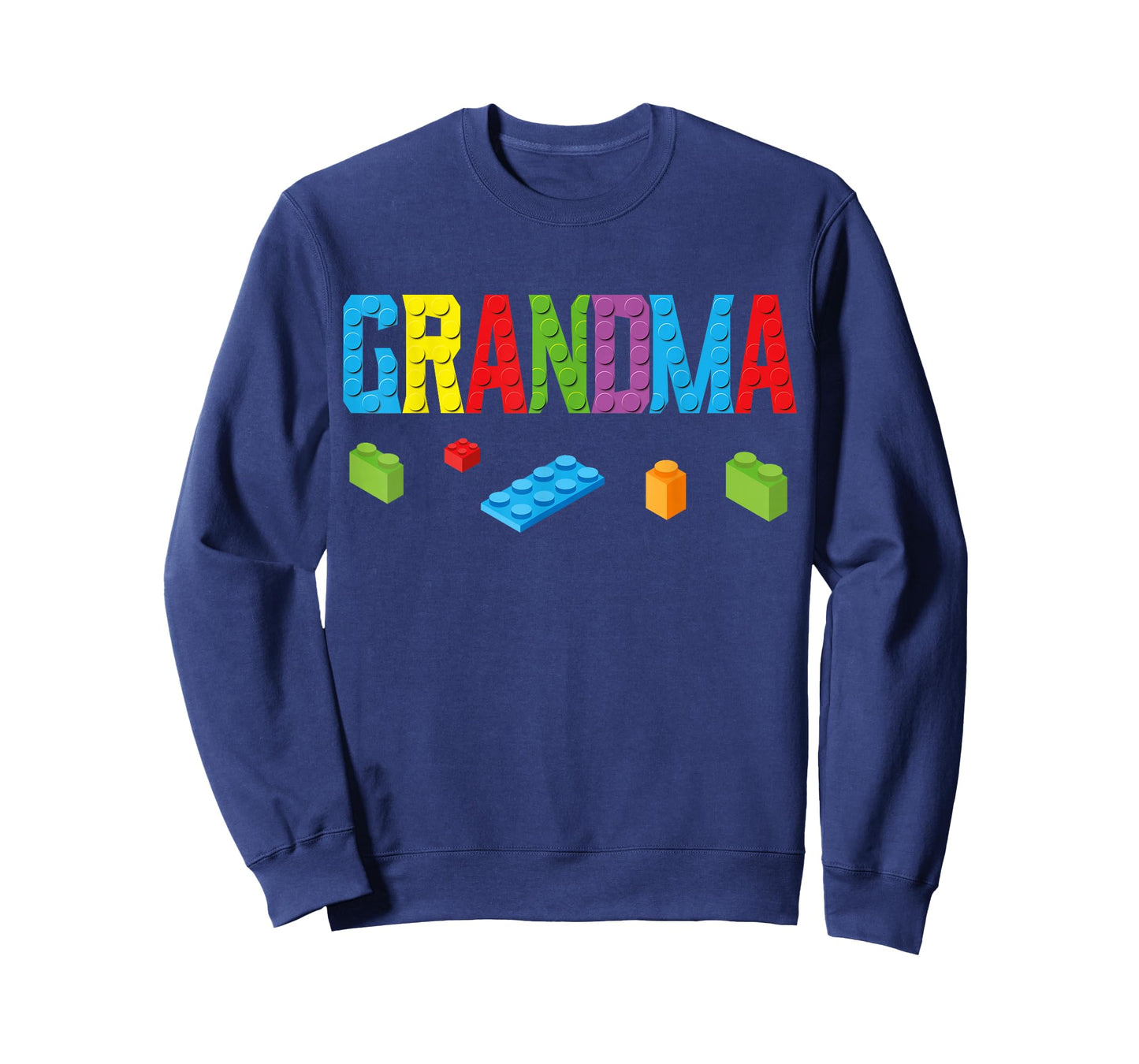 Grandma Master Builder Building Bricks Blocks Family Set T-Shirt