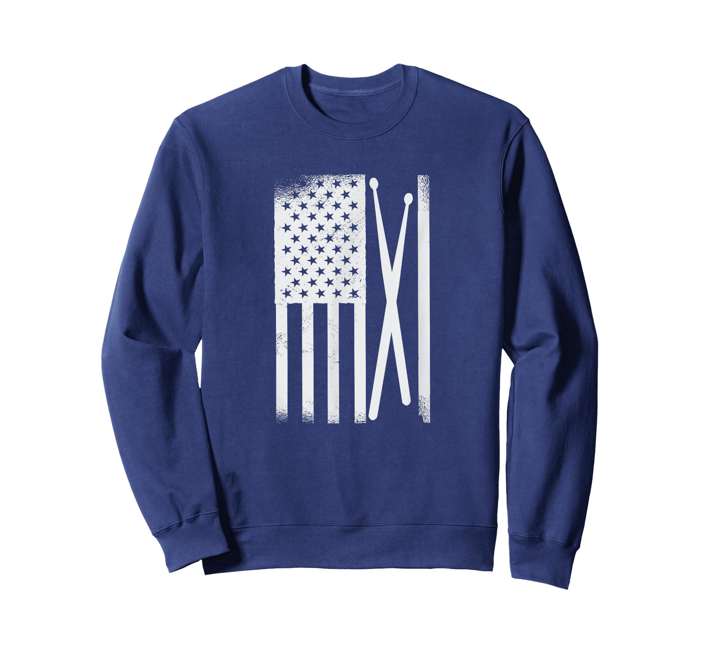 American Flag Drumsticks USA Drummers Vintage Drum Sticks T-Shirt for Women Kids Men