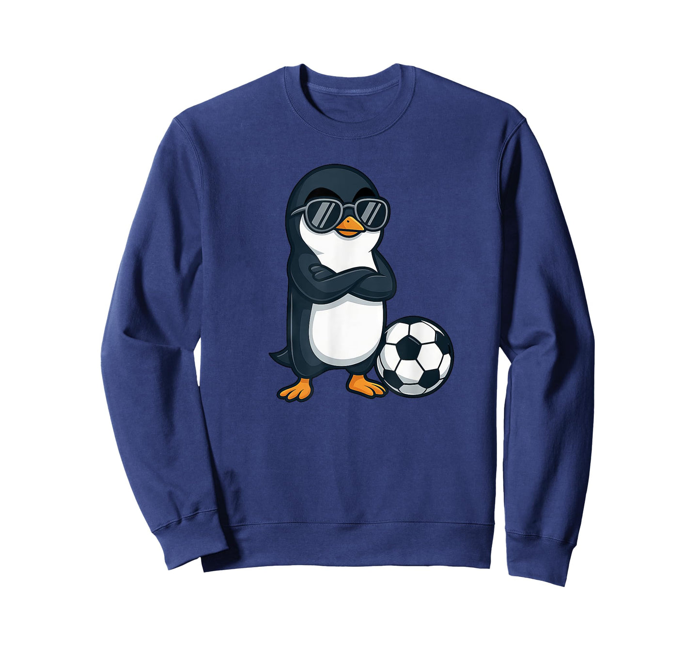 Cool Cartoon Penguin Soccer Player T-Shirt