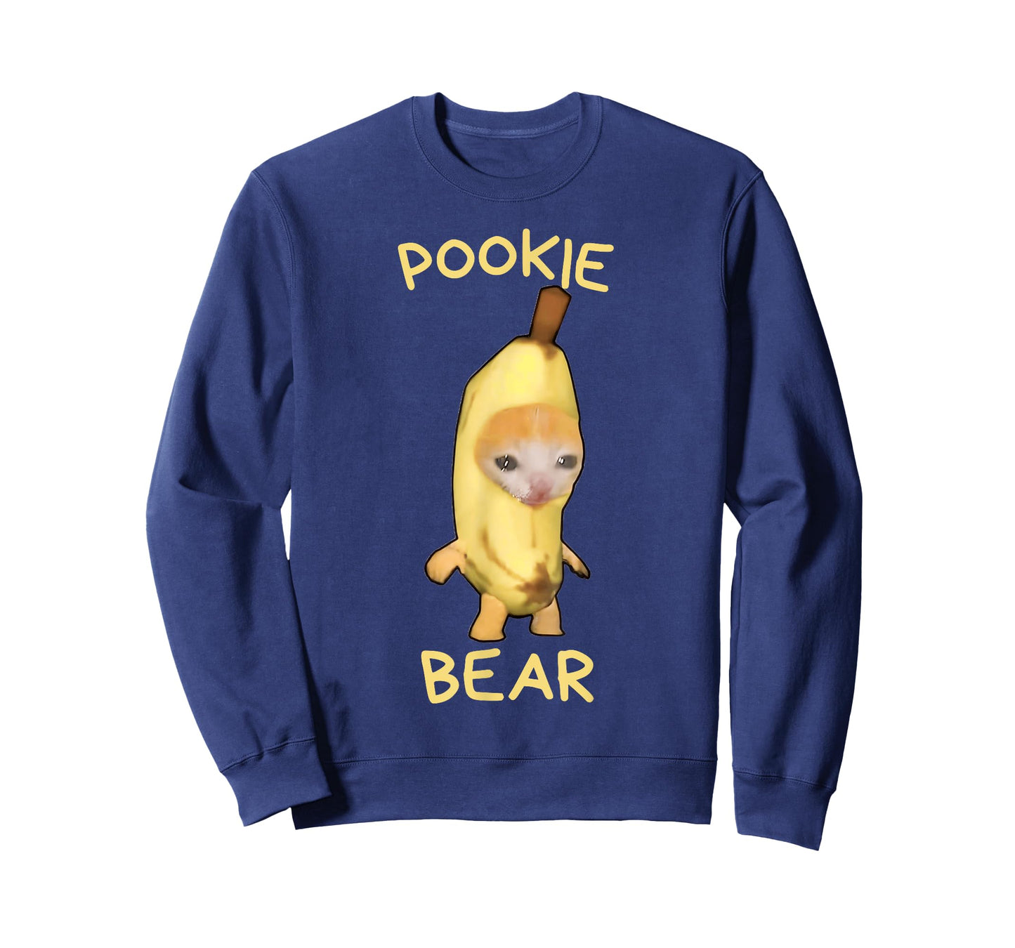 Pookie Bear Banana Cat Meme Funny Meme Internet Memes GenZ T-Shirt
