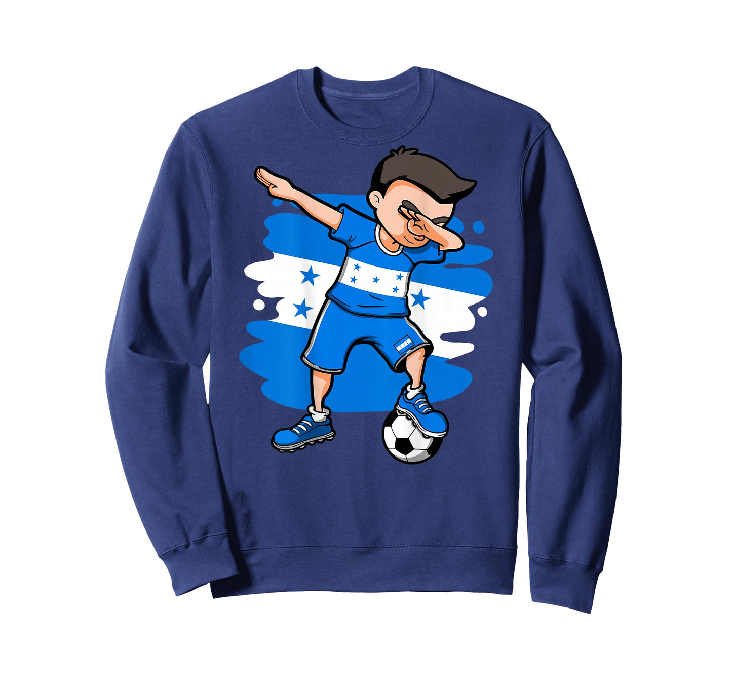 Dabbing Soccer Boy Honduras Jersey Honduran Football Lovers T-Shirt