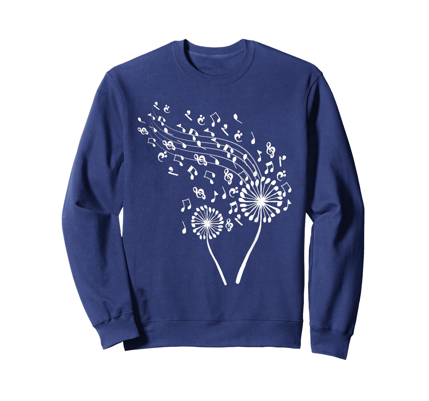 Music Note Dandelion Music Lover Men Women Musical Teacher T-Shirt