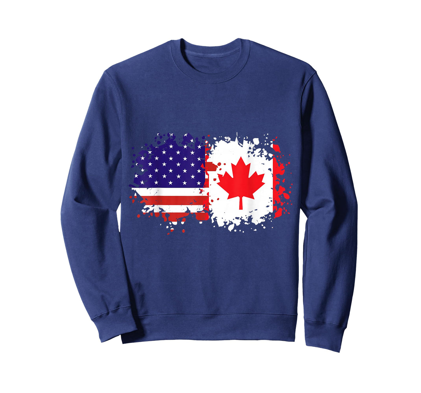 USA & Canada Together, Half Canadian, Half American T-Shirt