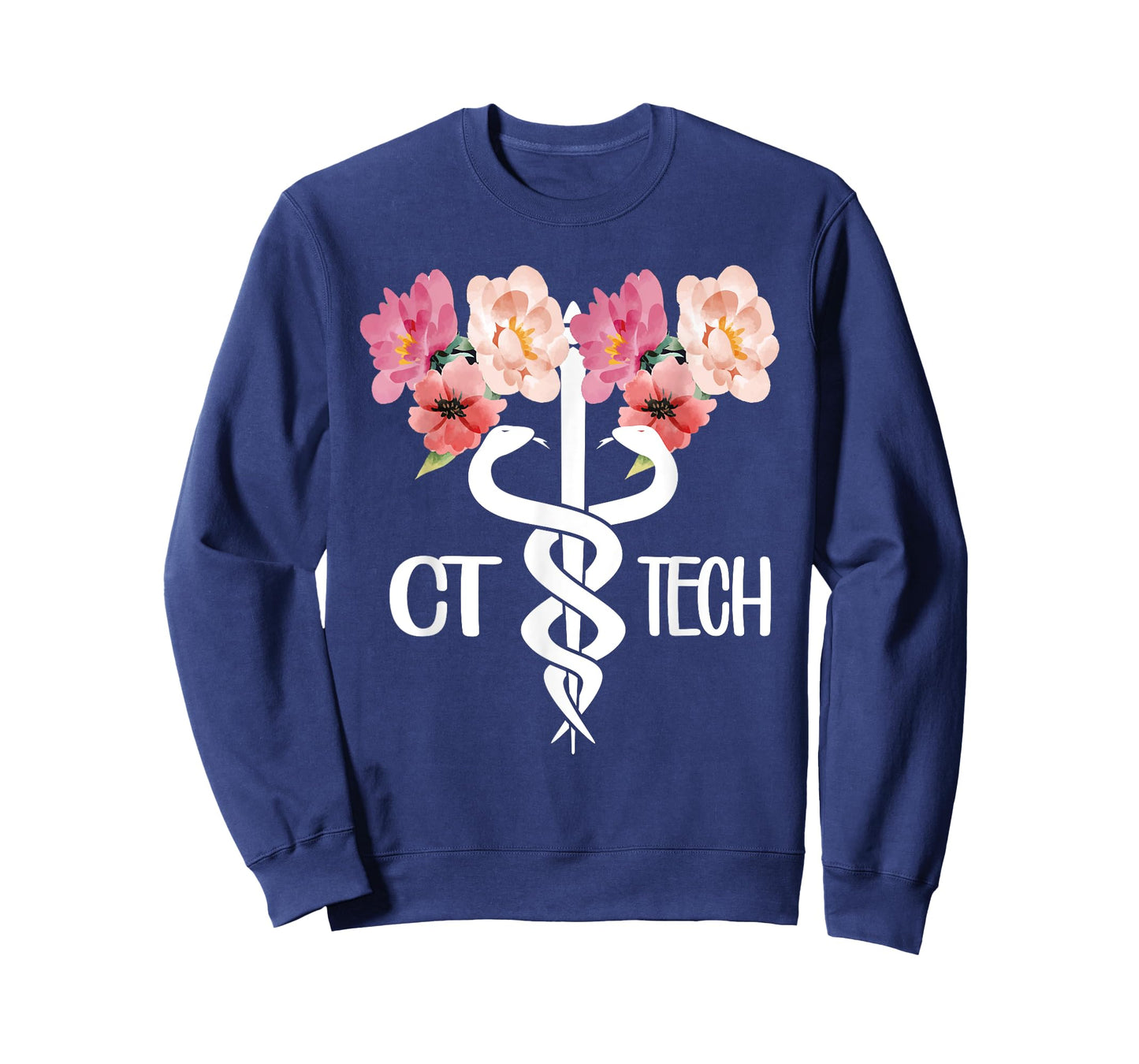 CT Tech Caduceus Computed Tomography Tech T-Shirt