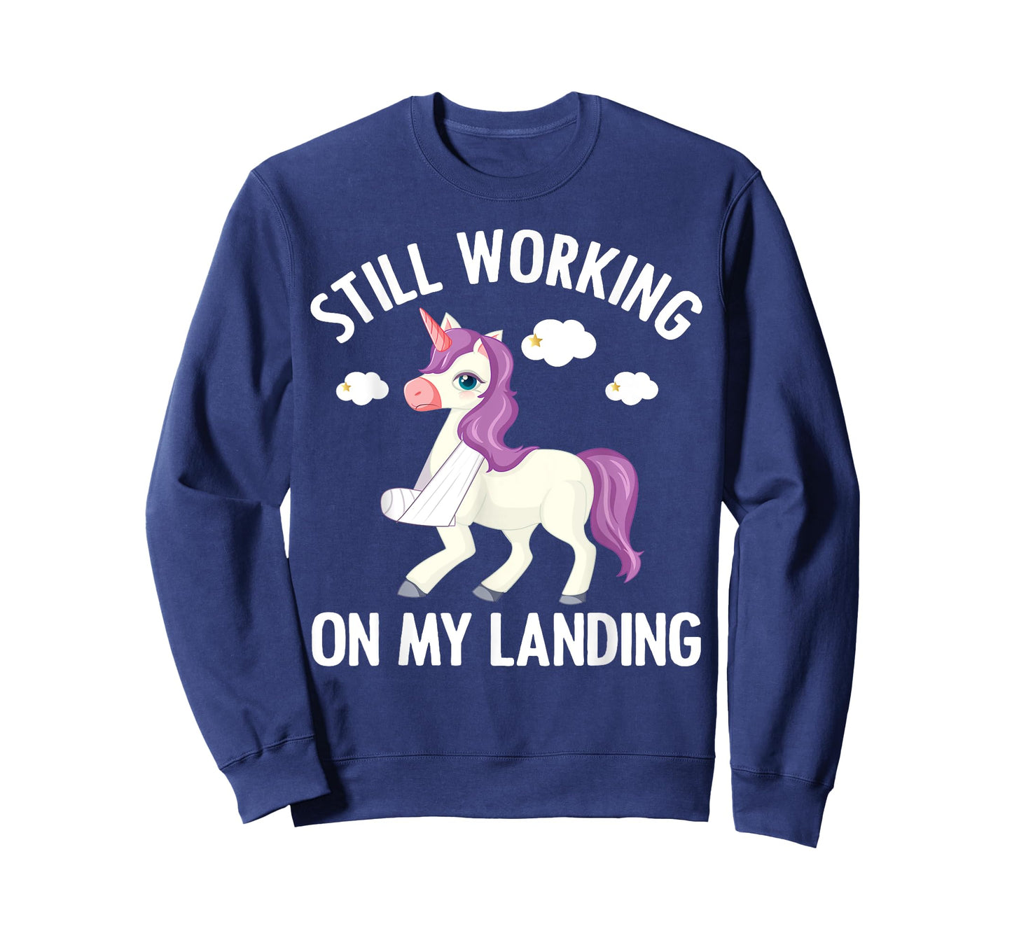 Cool Broken Arm For Men Women Broke Elbow Hand Unicorn T-Shirt