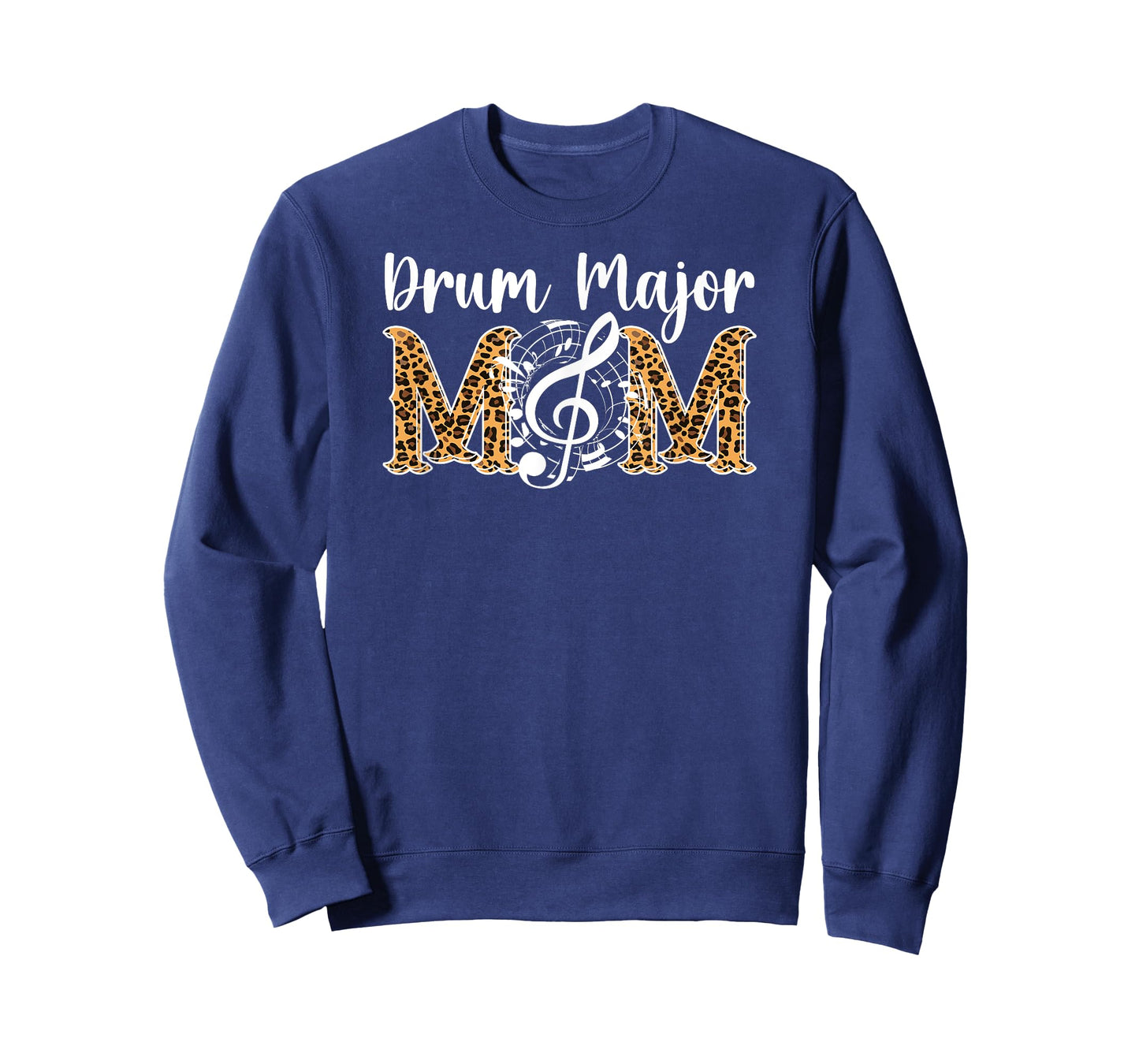 Drum Major Mom Leopard Mom Of A Drum Major Mother T-Shirt