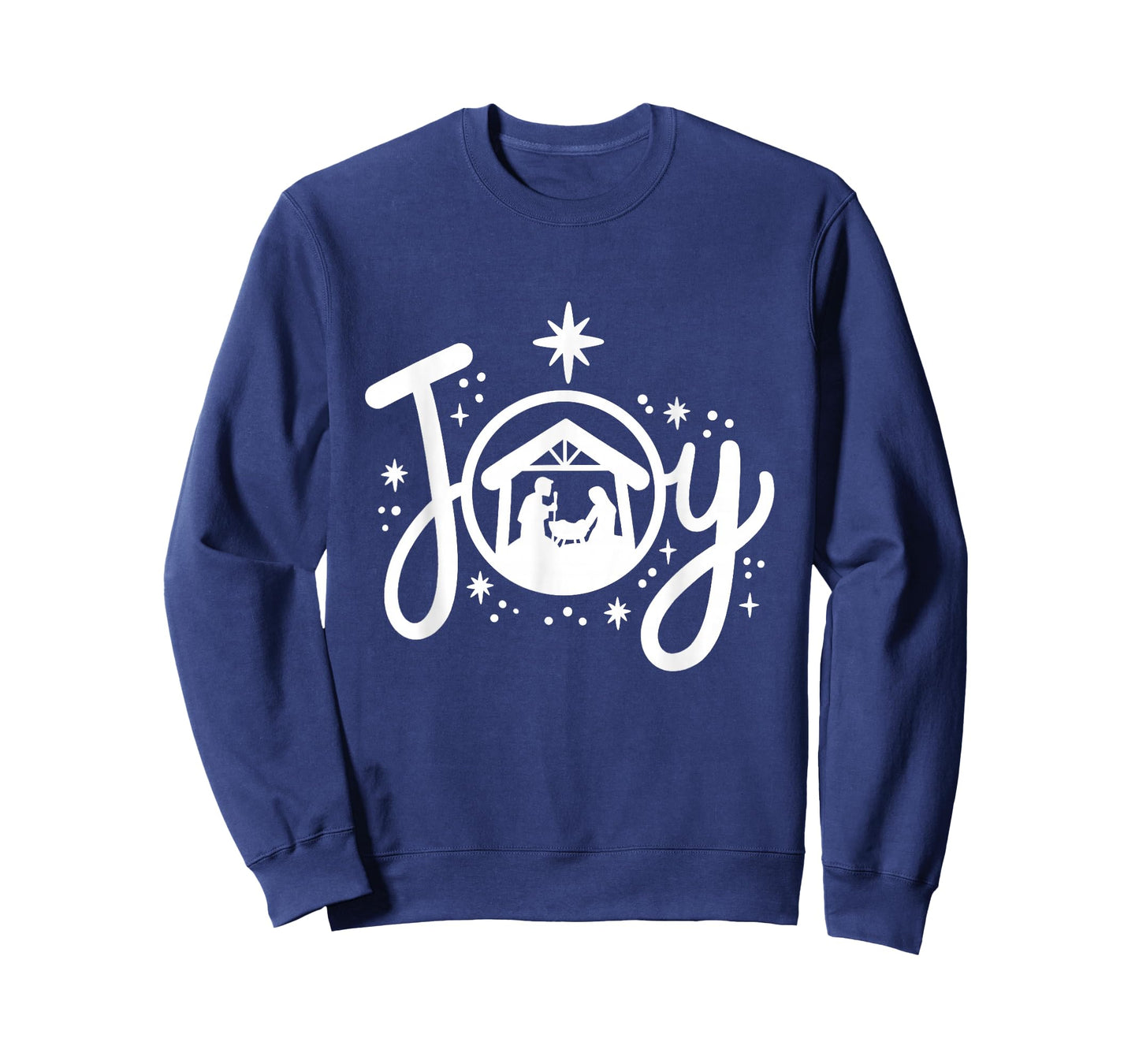 Christian Christmas Joy Jesus Nativity Scene Faith Family T-Shirt
