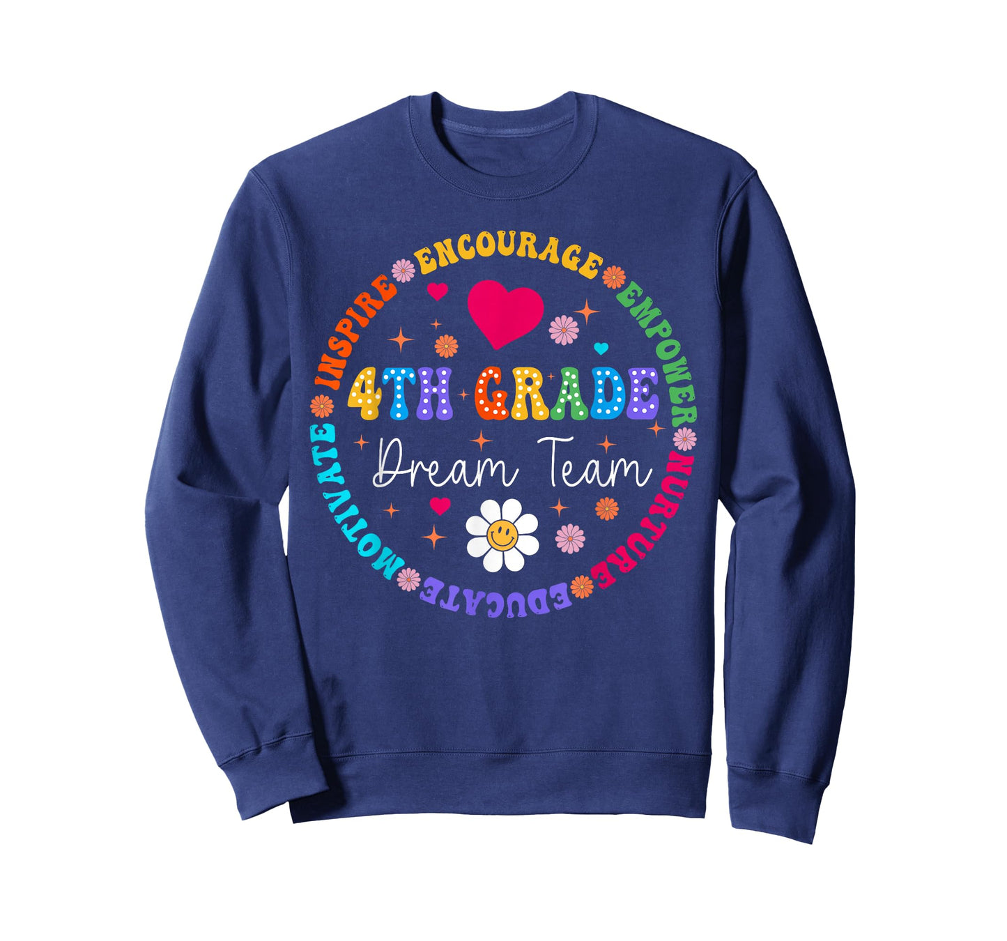 4th Grade Dream Team Fourth Grade Teacher Back to School T-Shirt