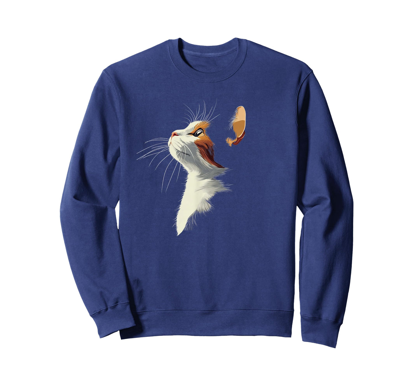 Beautiful Womens Girls Illustration Art Calico Cat Lover T-Shirt