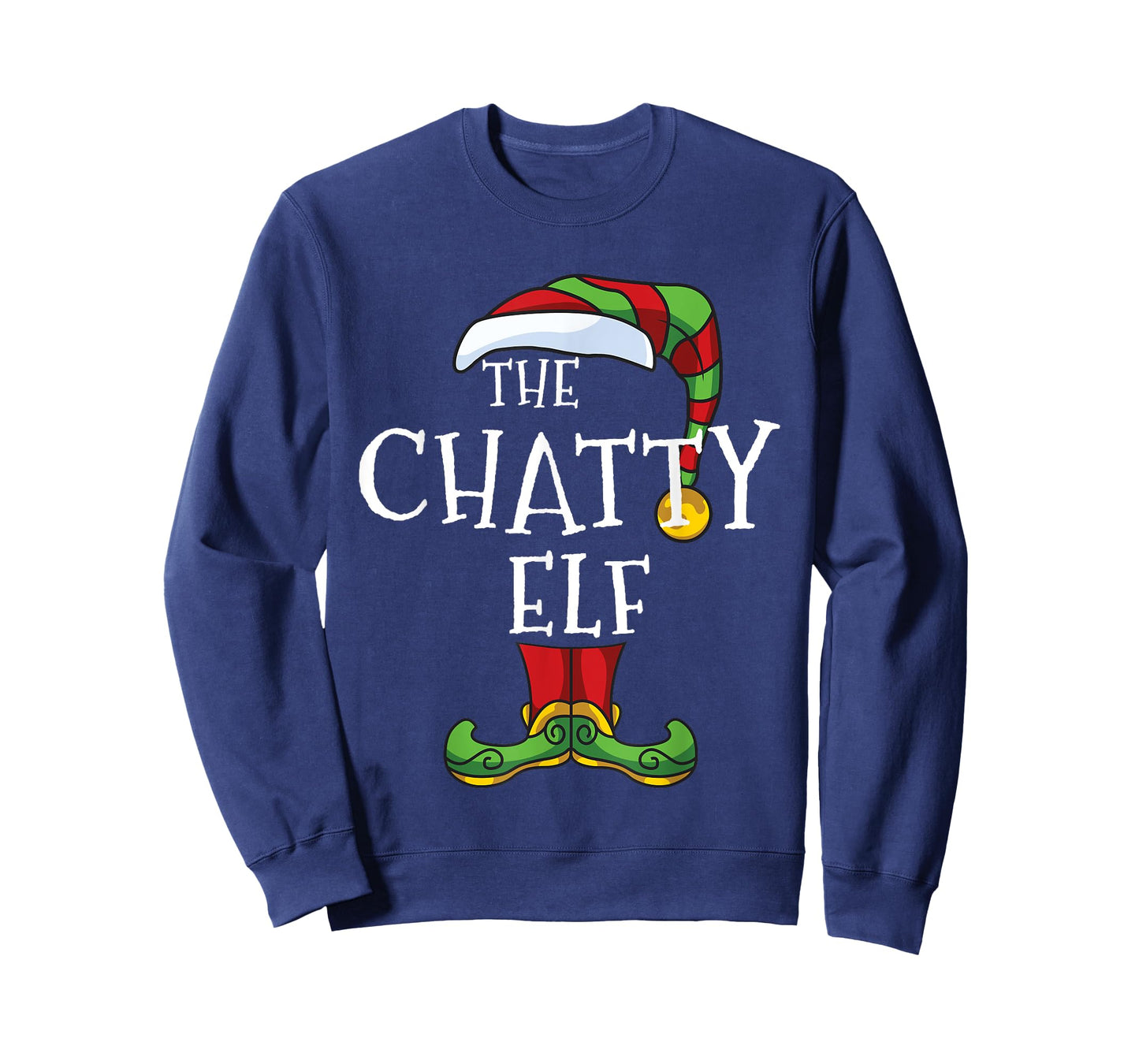 Chatty Elf Talkative Family Matching Christmas Group Funny T-Shirt