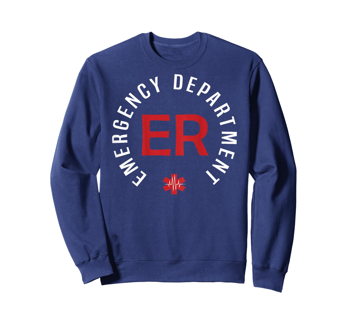 Vintage Emergency Department Emergency Room Nurse On Back T-Shirt