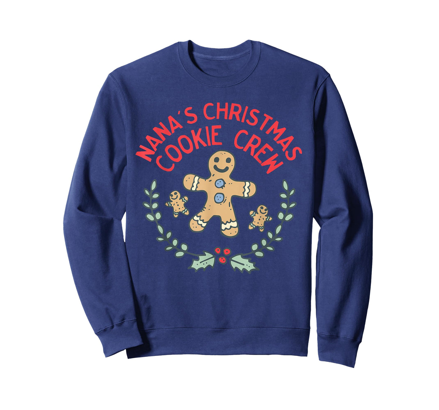 Cute Nana's Christmas Cookie Crew for Grandchildred Kids T-Shirt