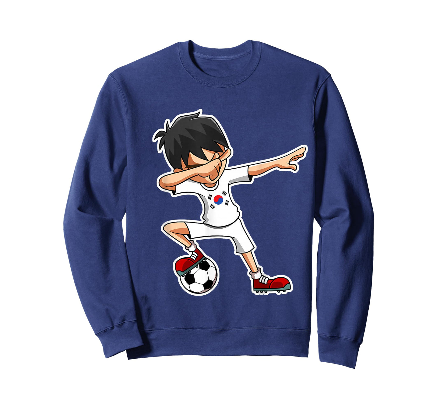 Dabbing Soccer Boy South Korea Jersey, Korean Kids Gifts T-Shirt