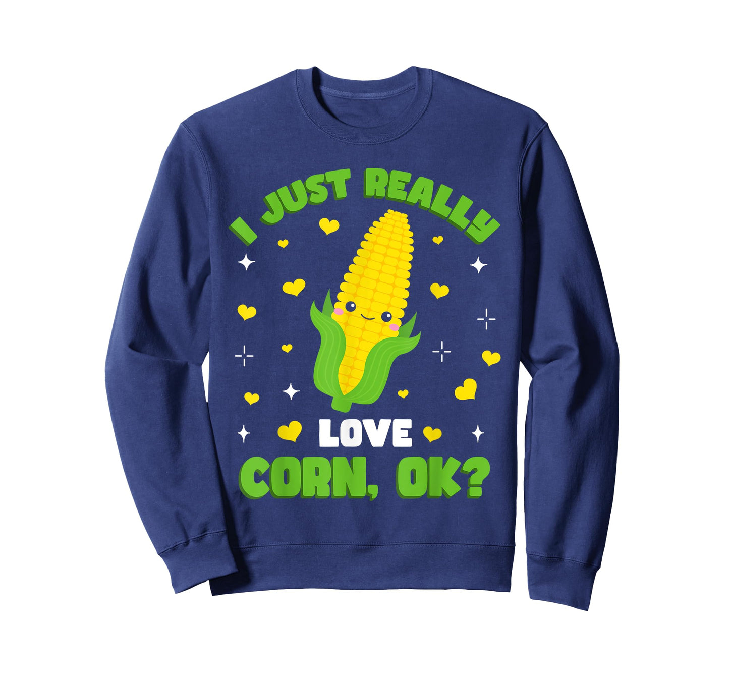Corn Farming Kids Kawaii I Just Really Love Corn T-Shirt