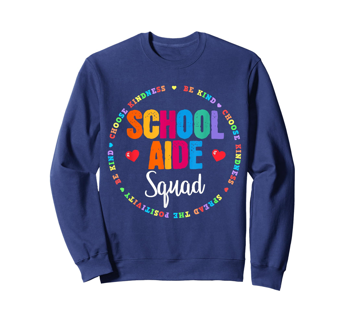Admin School Aide Squad Funny Back To School Teacher Crew T-Shirt for Men Women Girls Kids