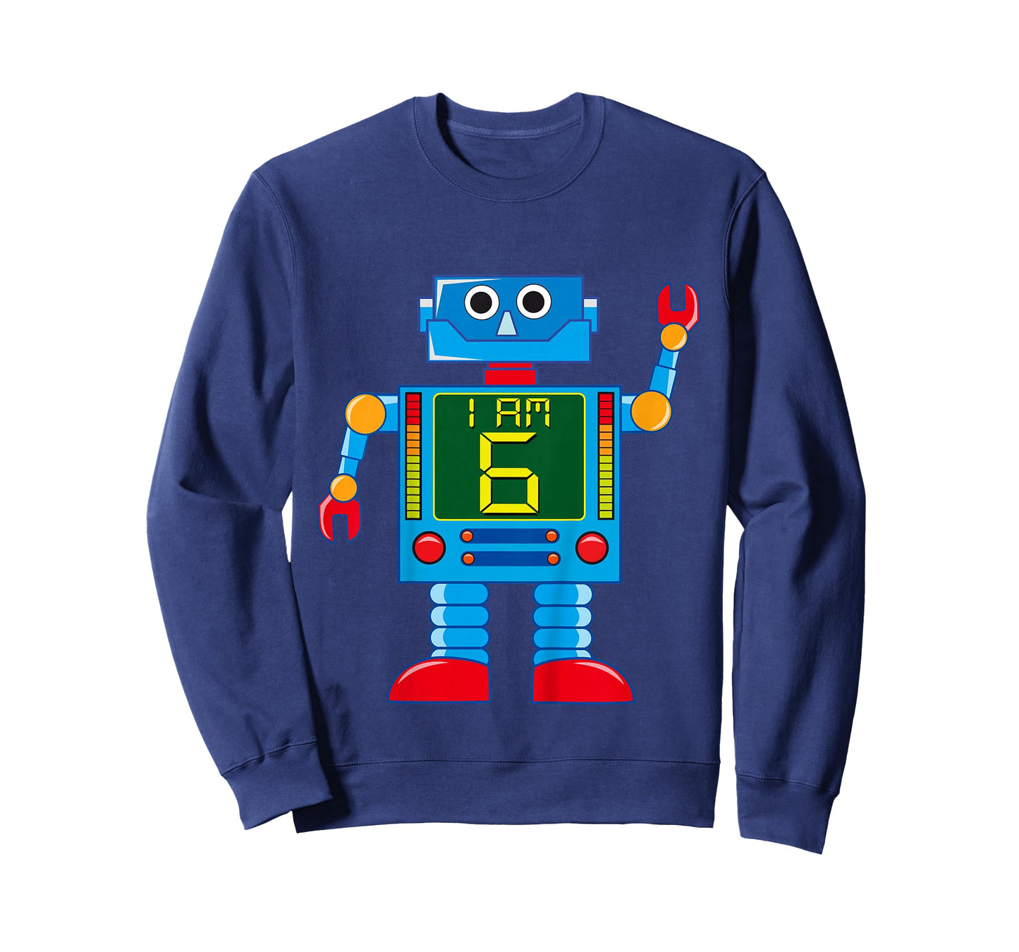 Attention. I am 6 years 6th birthday robot mechanics T-Shirt