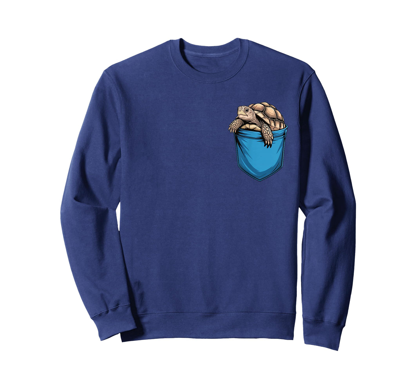 Cute Pocket Sulcata Tortoise Lovers T-Shirt