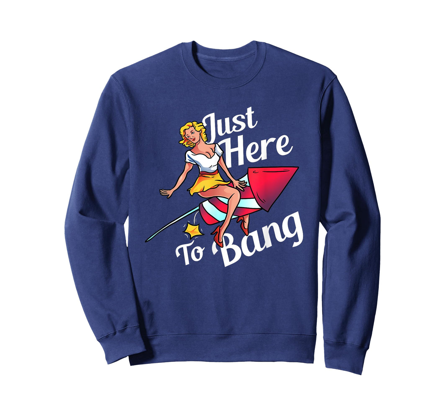 4th of July Party Outfit Funny - Just Here to Bang T-Shirt