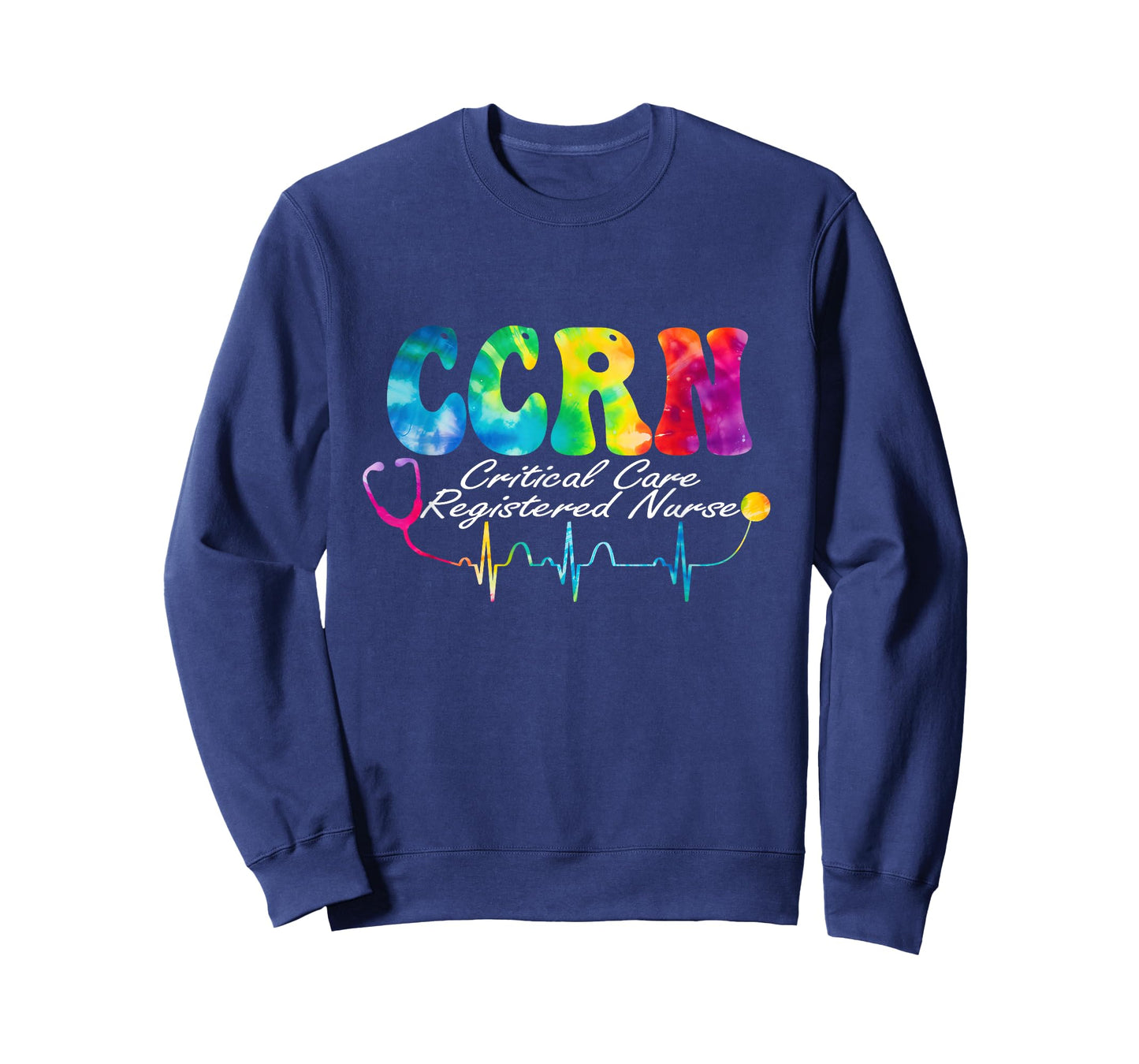 Critical Care Registered Nurse Tie Dye CCRN Nurse T-Shirt