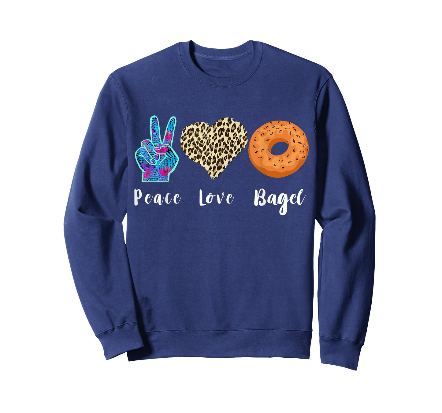 Bagel Love Peace Bagels Baker Dough Baking Bagel Lover T-Shirt