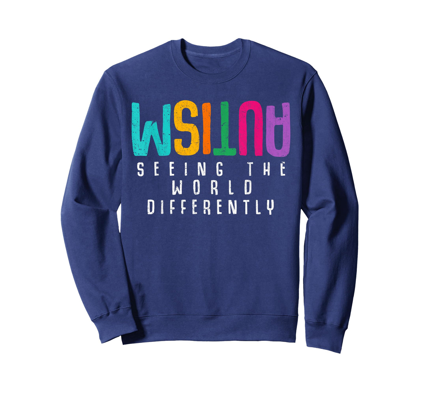Autism Seeing The World Differently Support Autism Awareness T-Shirt