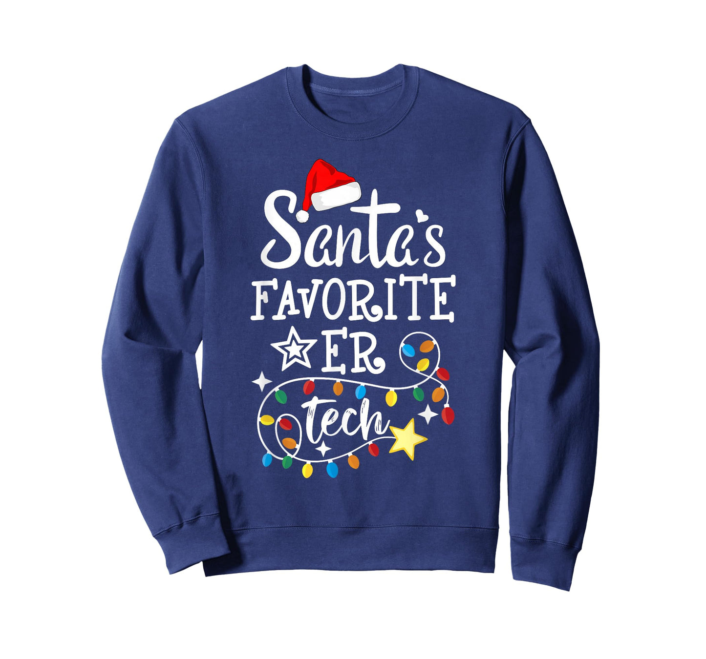 Christmas Emergency Room Technician Santa's Favorite ER Tech T-Shirt