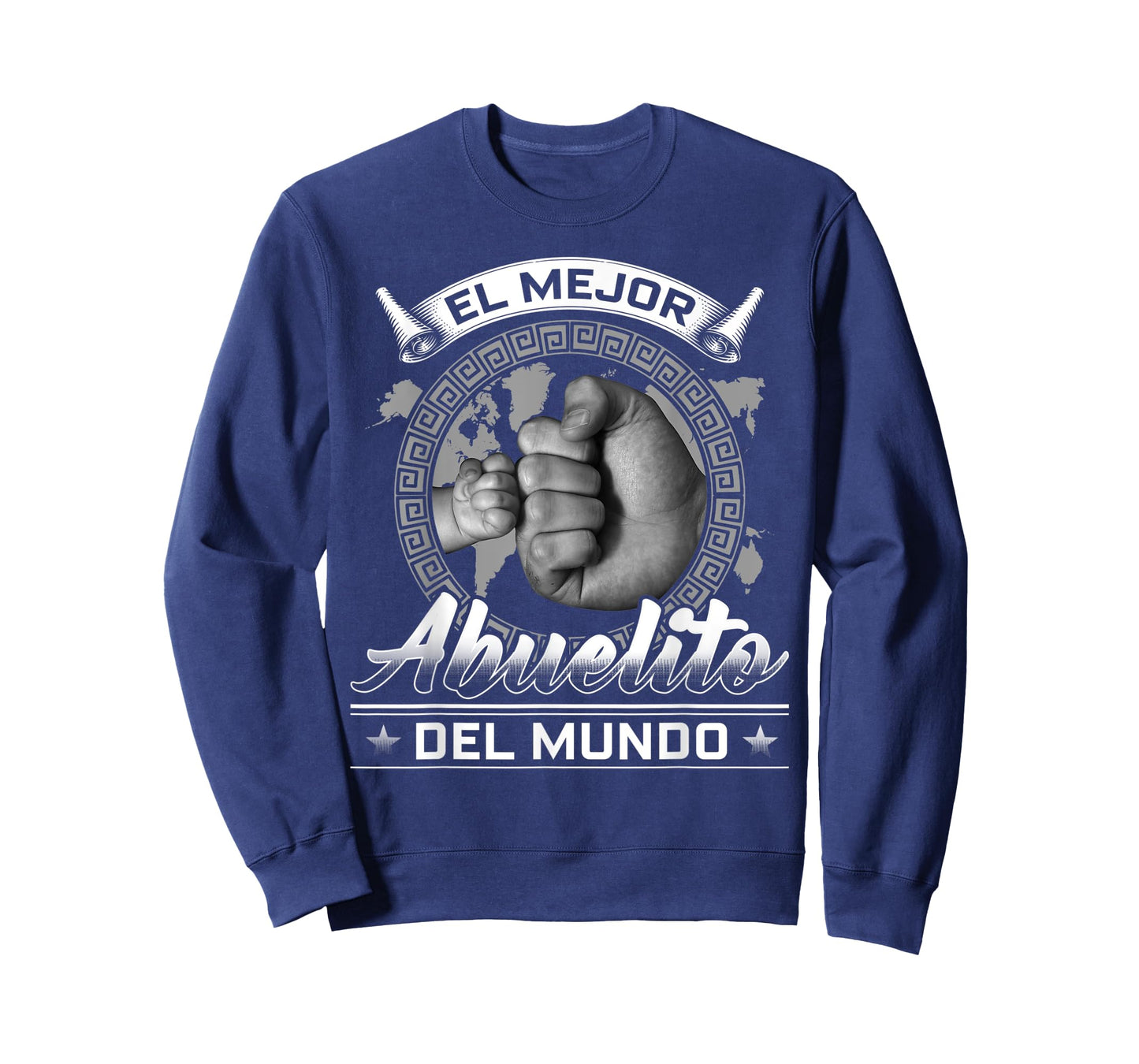 El Mejor Abuelito Del Mundo Men American Flag Decor Grandpa T-Shirt