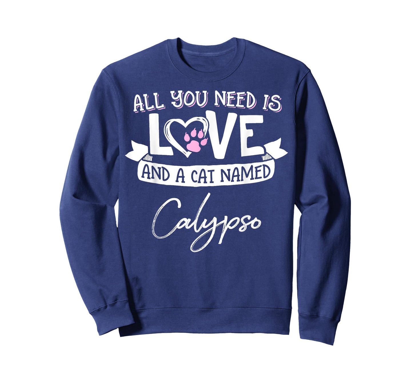 Cute Cat Named Calypso Design for Women and Girls T-Shirt