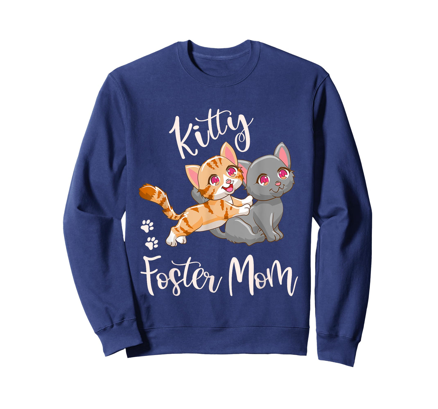 Kitten Foster Mom Funny Cute Cat Lover Gift Playful Kitties T-Shirt