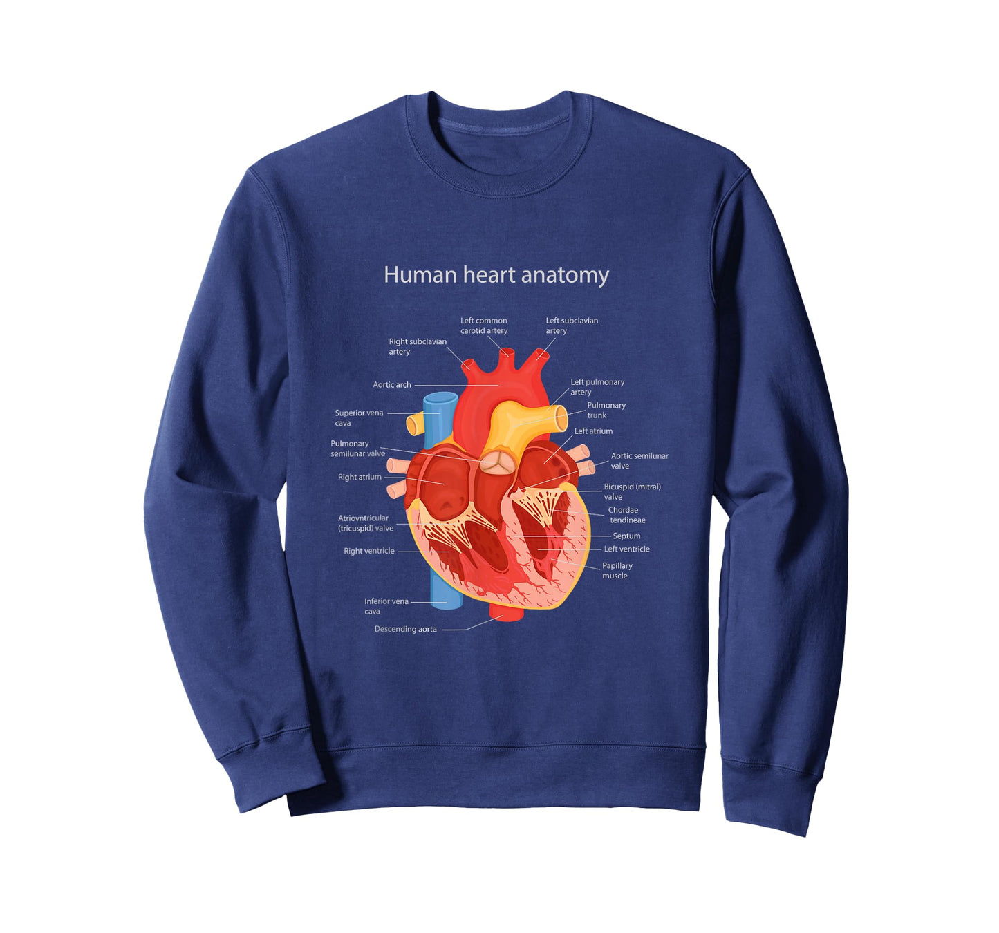 Anatomy of Human Heart for Medic T-Shirt