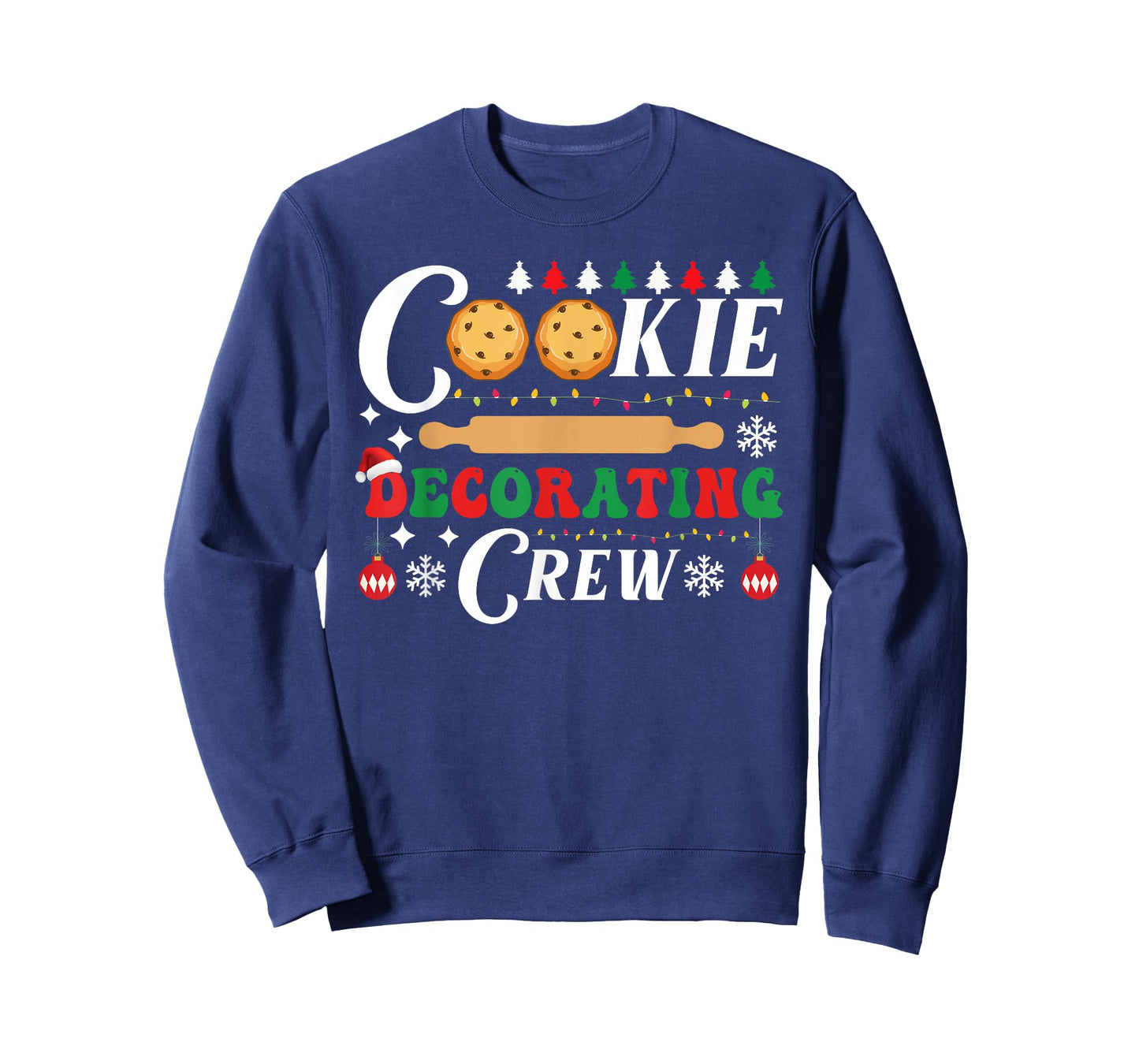 Cookie Decorating Crew Funny Christmas Baking Bakers Pajama T-Shirt
