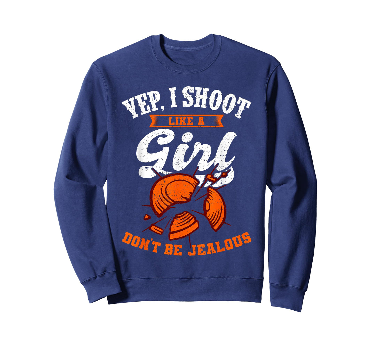 Clay Target Shooting Yep, I Shoot Like A Girl Gift T-Shirt